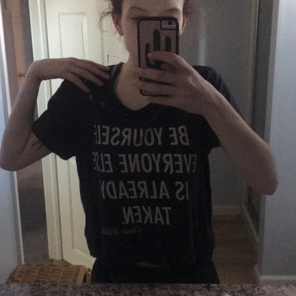 Printed crop top - Picture 2 of 2